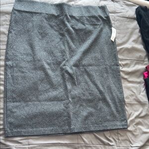 Old Navy Charcoal Pencil Skirt